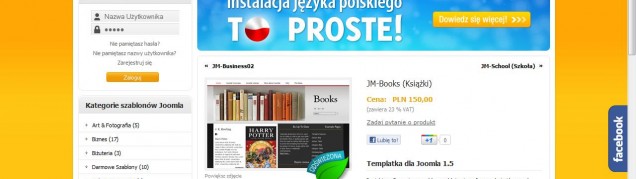 JM-Books – szablon dla Joomla! dla stron poświęconych książkom