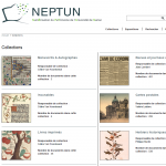 Cyfrowa wystawa "Neptun", źródło: http://neptun.unamur.be/